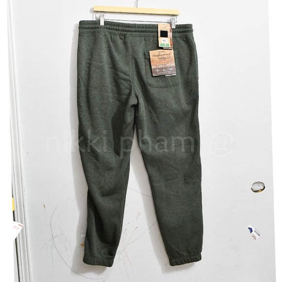 Weatherproof Vintage Men’s Fleece Lined Jogger GREEN - Picture 3 of 5
